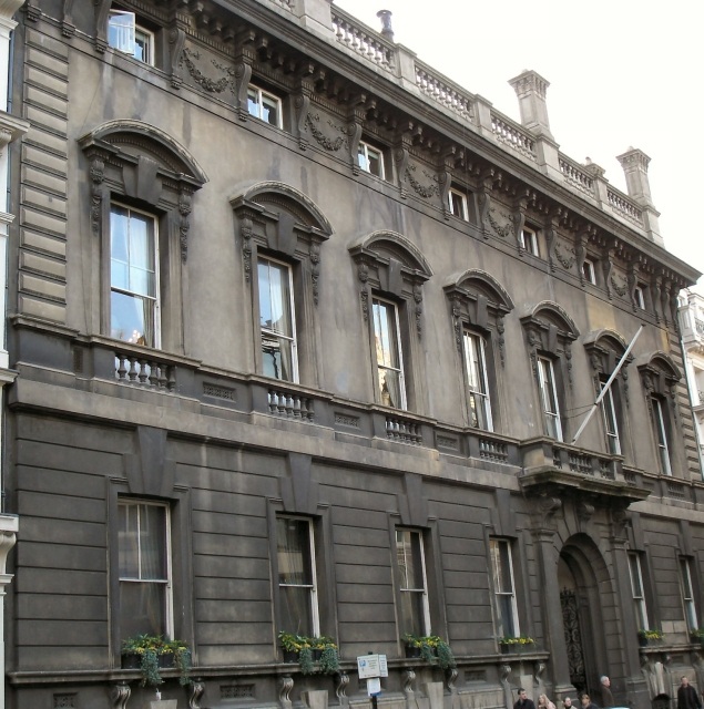 The Garrick Club in London, site of the famous feud between Charles Dickens and Thackeray.